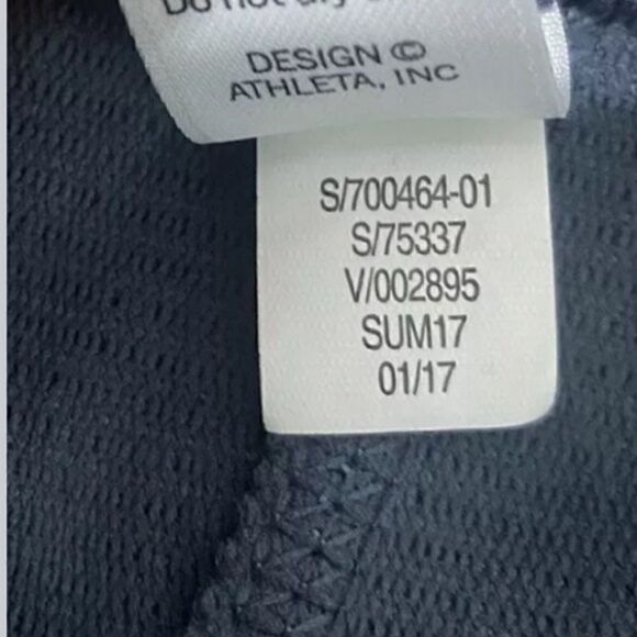 Athleta Womens Heathered Techie Terry Athletic Skirt Gray Sz XS 700464 - Picture 7 of 7